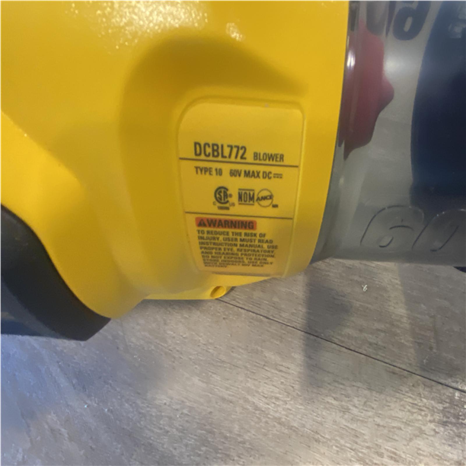 AS-IS DEWALT FLEXVOLT 60V MAX 125 MPH 600 CFM Brushless Cordless Battery Powered Blower (Tool Only)