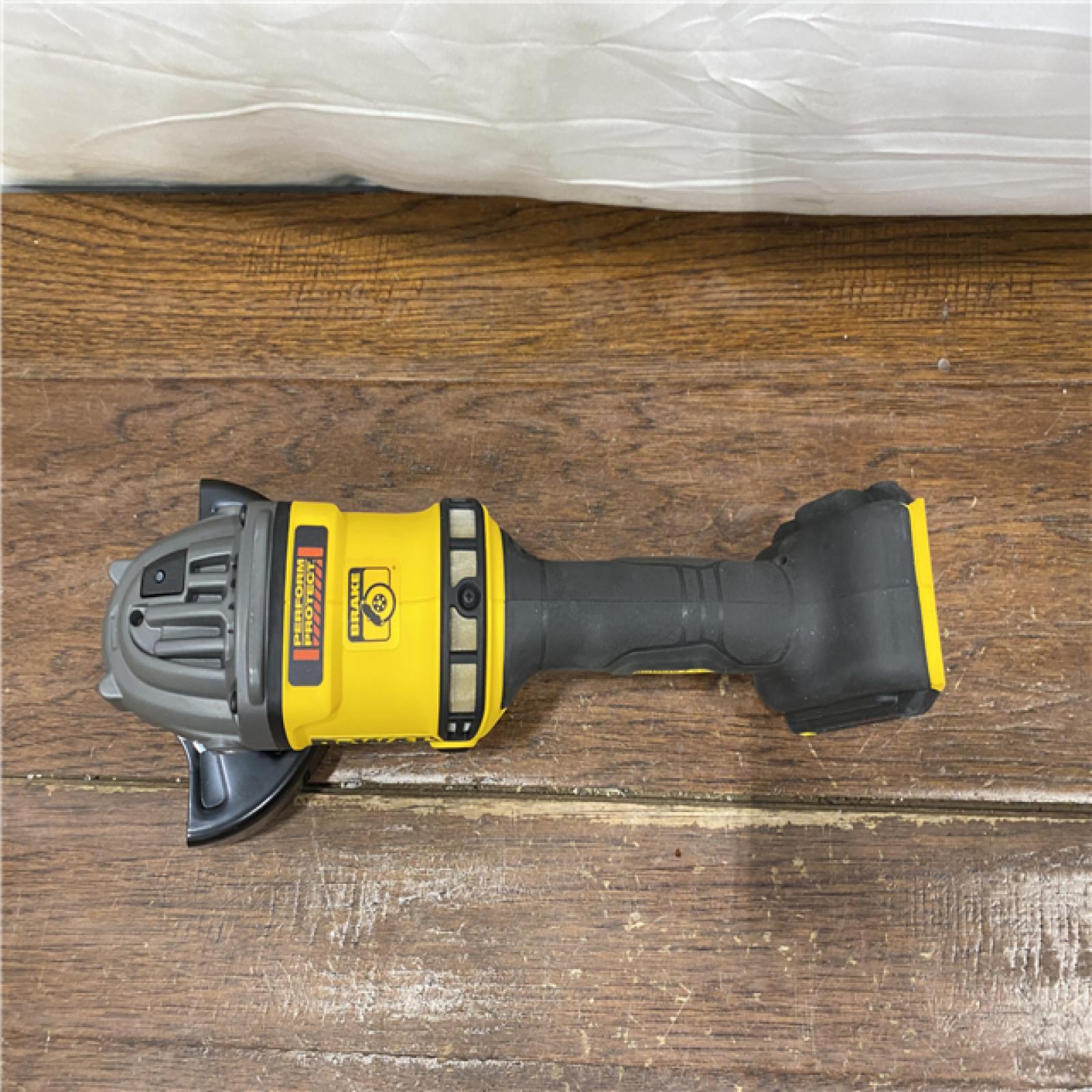 AS-IS DEWALT 60V MAX Cordless Brushless 4.5 in. to 6 in. Small Angle Grinder with Kickback Brake (Tool Only)
