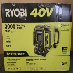 Phoenix NEW RYOBI 40V 1800-Watt Portable Battery Inverter Power Station and 4-Port Charger (Tool Only)