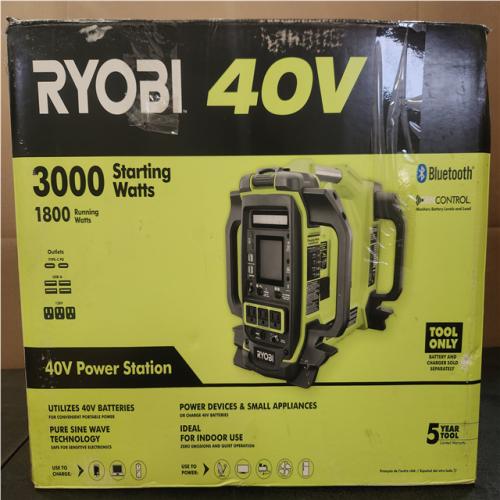Phoenix NEW RYOBI 40V 1800-Watt Portable Battery Inverter Power Station and 4-Port Charger (Tool Only)