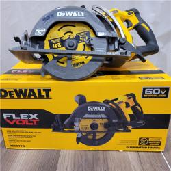 AS-IS DEWALT FLEXVOLT 60V MAX Cordless Brushless 7-1/4 in. Wormdrive Style Circular Saw (Tool Only)