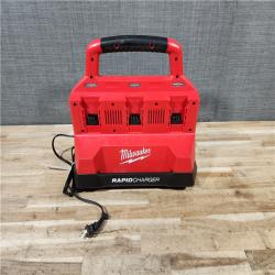 HOUSTON LOCATION - AS-IS Milwaukee M18 Packout Six Bay Rapid Charger
