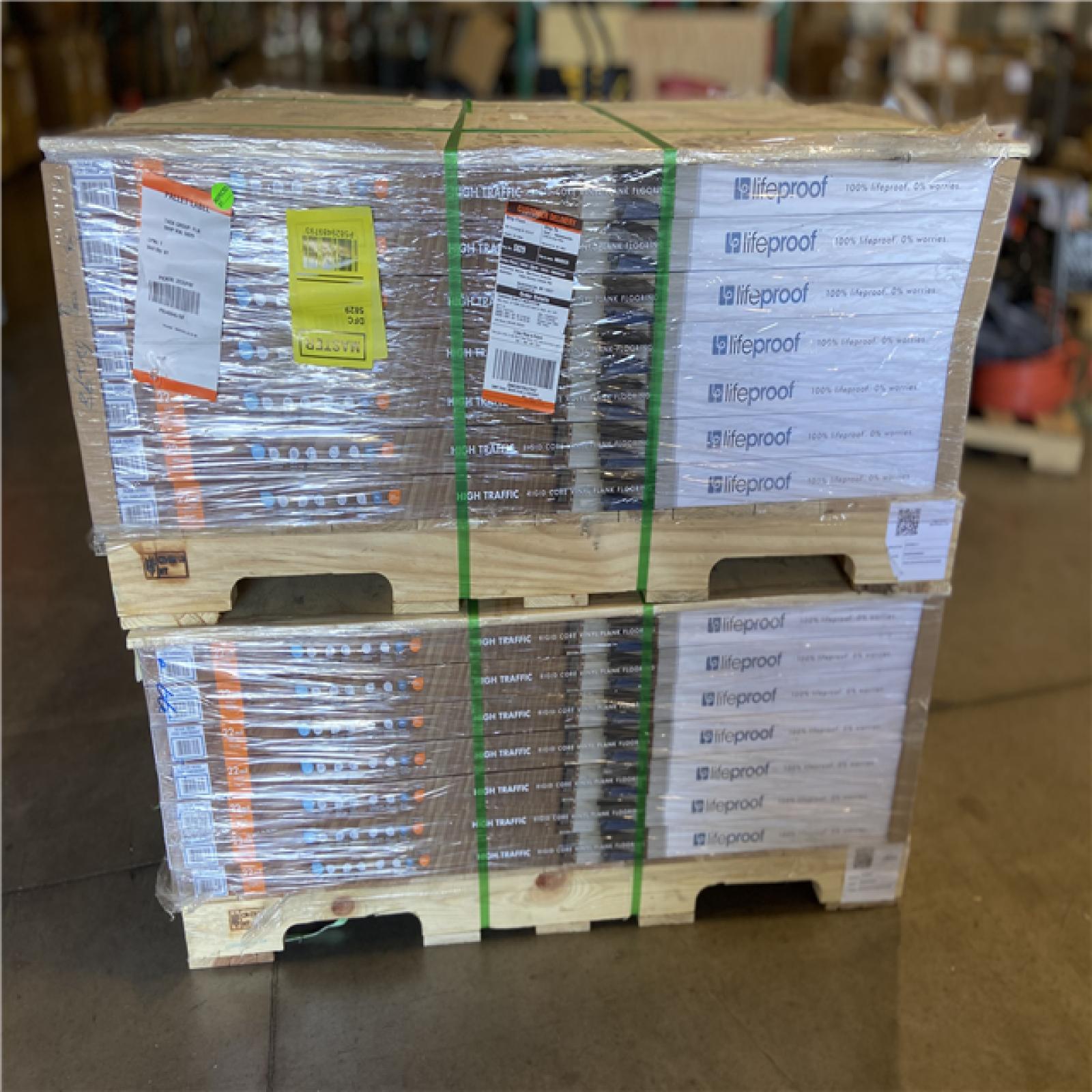 DALLAS LOCATION - Lifeproof Butler Hickory 22 MIL x 8.7 in. W x 48 in. L Click Lock Waterproof Luxury Vinyl Plank Flooring (20.1 sq. ft./Case) - 56 CASES