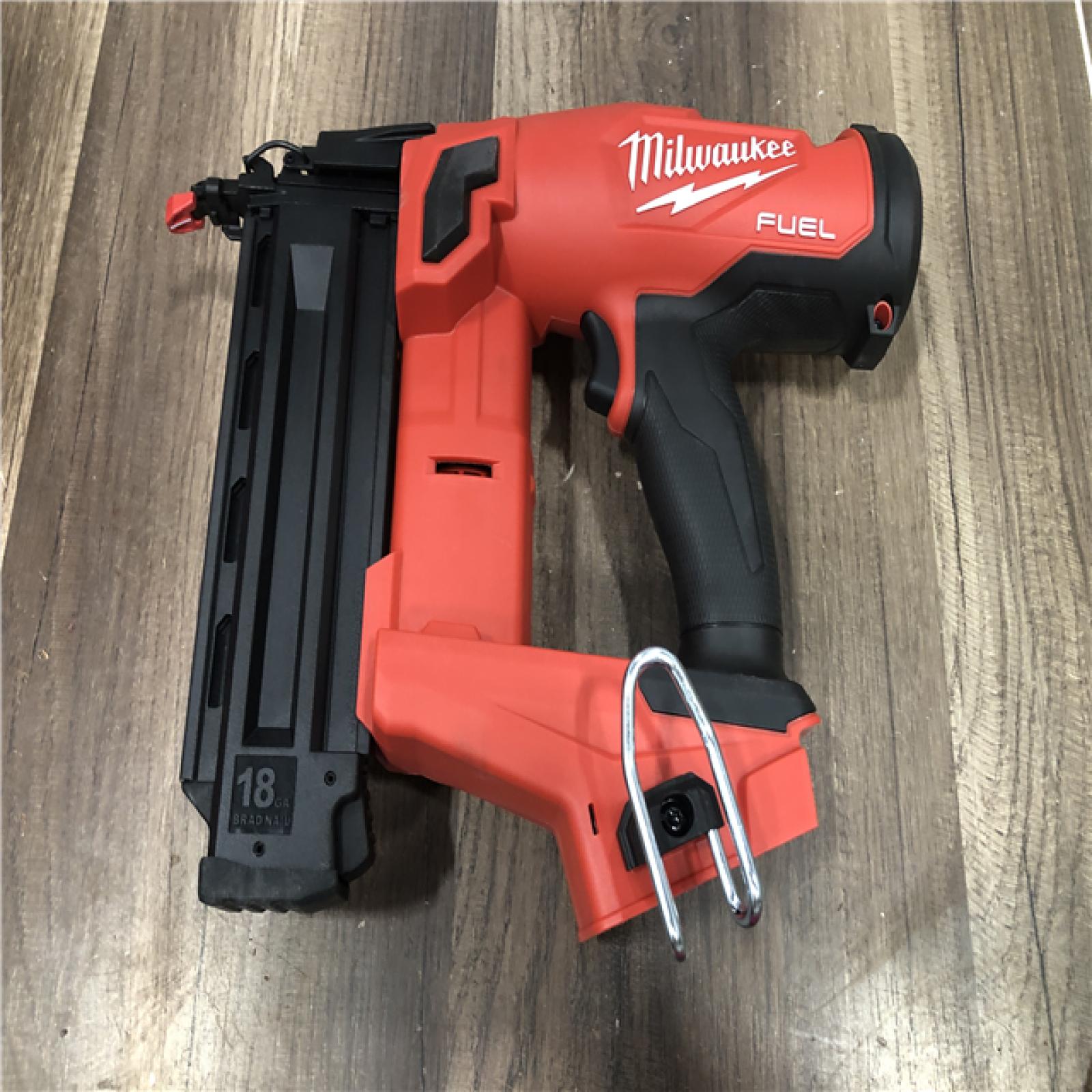 AS-IS Milwaukee FUEL 18-Volt Lithium-Ion Brushless Cordless Gen II 18-Gauge Brad Nailer (Tool-Only)