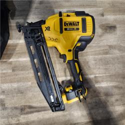 HOUSTON LOCATION - AS-IS DeWalt 20V 16 Gauge Cordless Angled Finish Nailer Kit W/ 2Ah Battery
