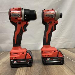 AS-IS Milwaukee 18V Lithium-Ion Brushless Cordless Compact Drill/Impact Combo Kit