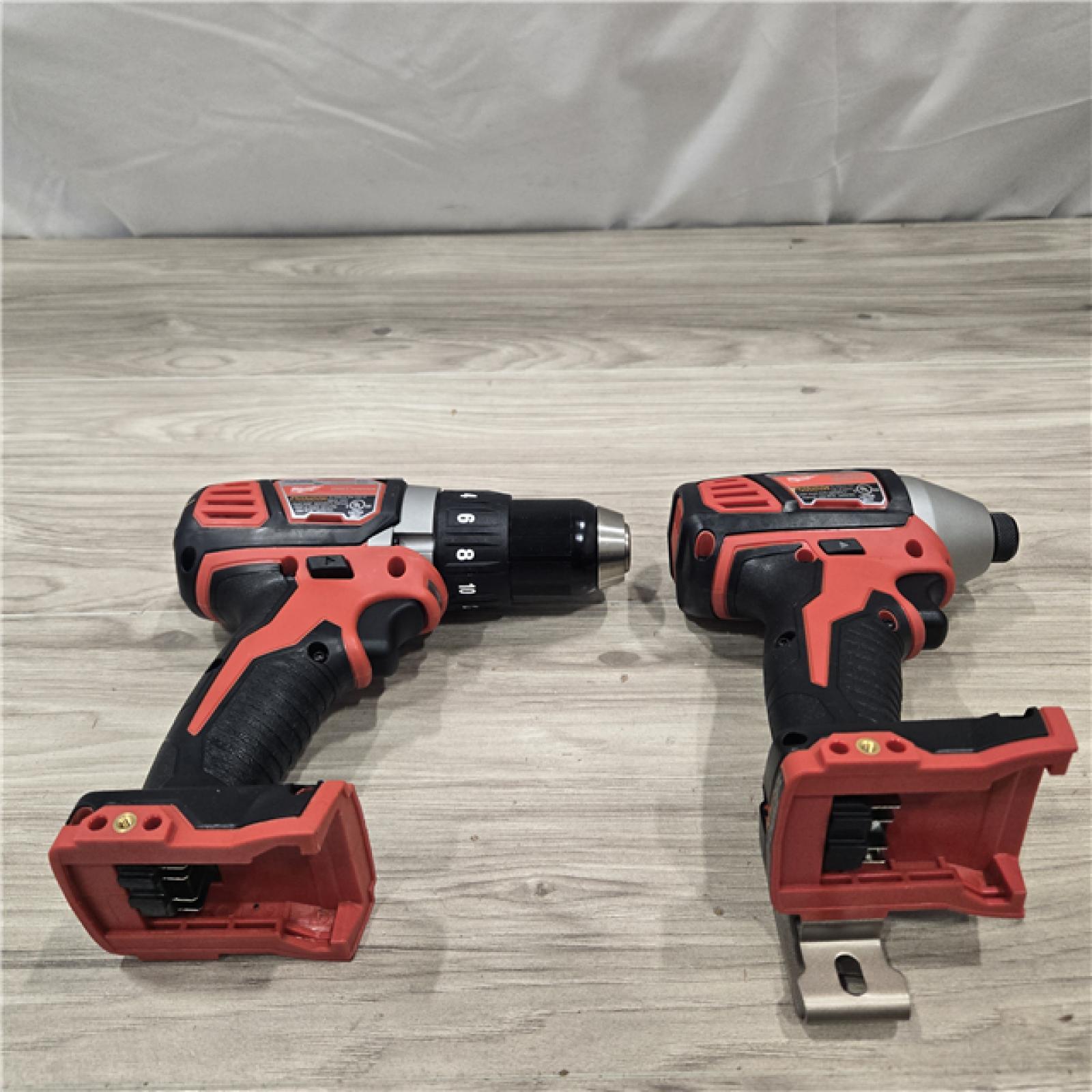 AS-IS Milwaukee 18V Cordless Brushed 2-Tool Drill/Driver and Impact Driver Kit