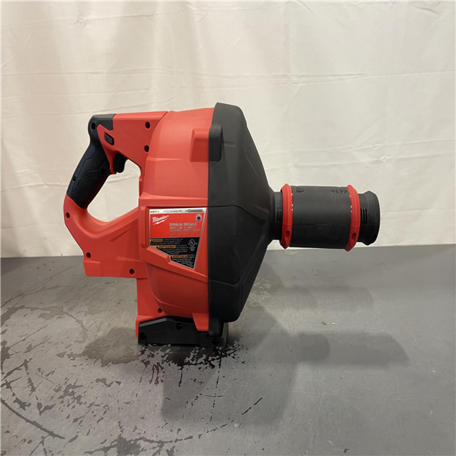 AS-IS- Milwaukee M18 FUEL Drain Snake with CABLE DRIVE Kit