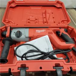 AS-IS  Milwaukee 1 in. SDS Plus D-Handle Rotary Handle w/ Case