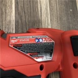 AS-IS Milwaukee  FUEL 18-Volt Lithium-Ion Brushless Cordless 18-Gauge 1/4 in. Narrow Crown Stapler (Tool-Only)