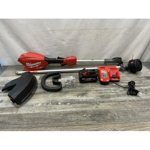 AS-IS Milwaukee FUEL 18V 16 in. Brushless Cordless Battery Powered String Trimmer Kit