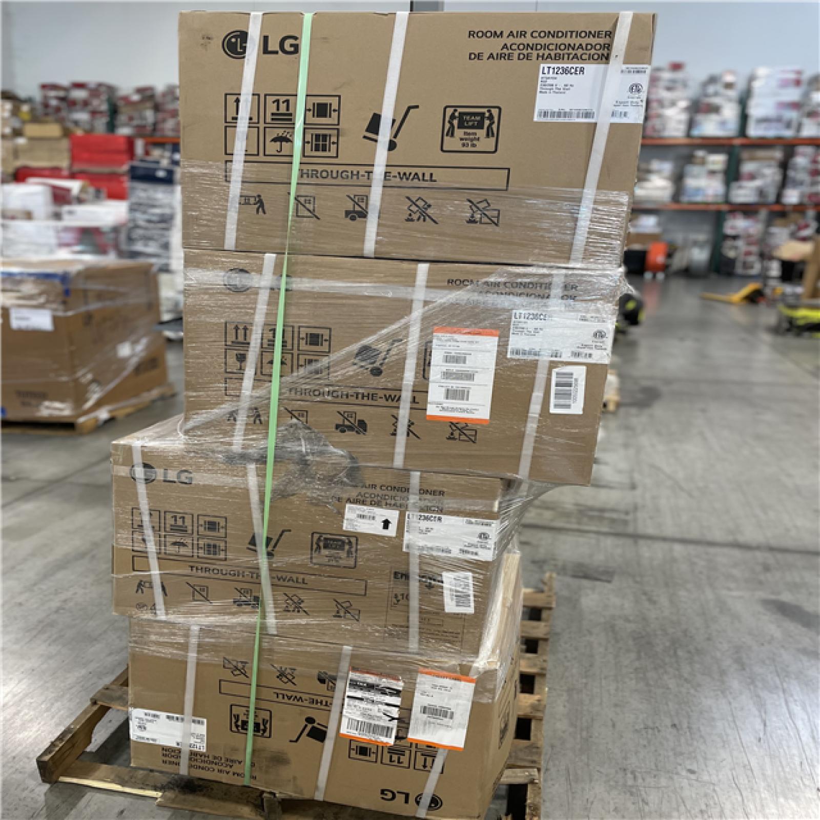 DALLAS LOCATION- LG 11 800 BTU 230v Air Conditioner PALLET (8 UNITS)