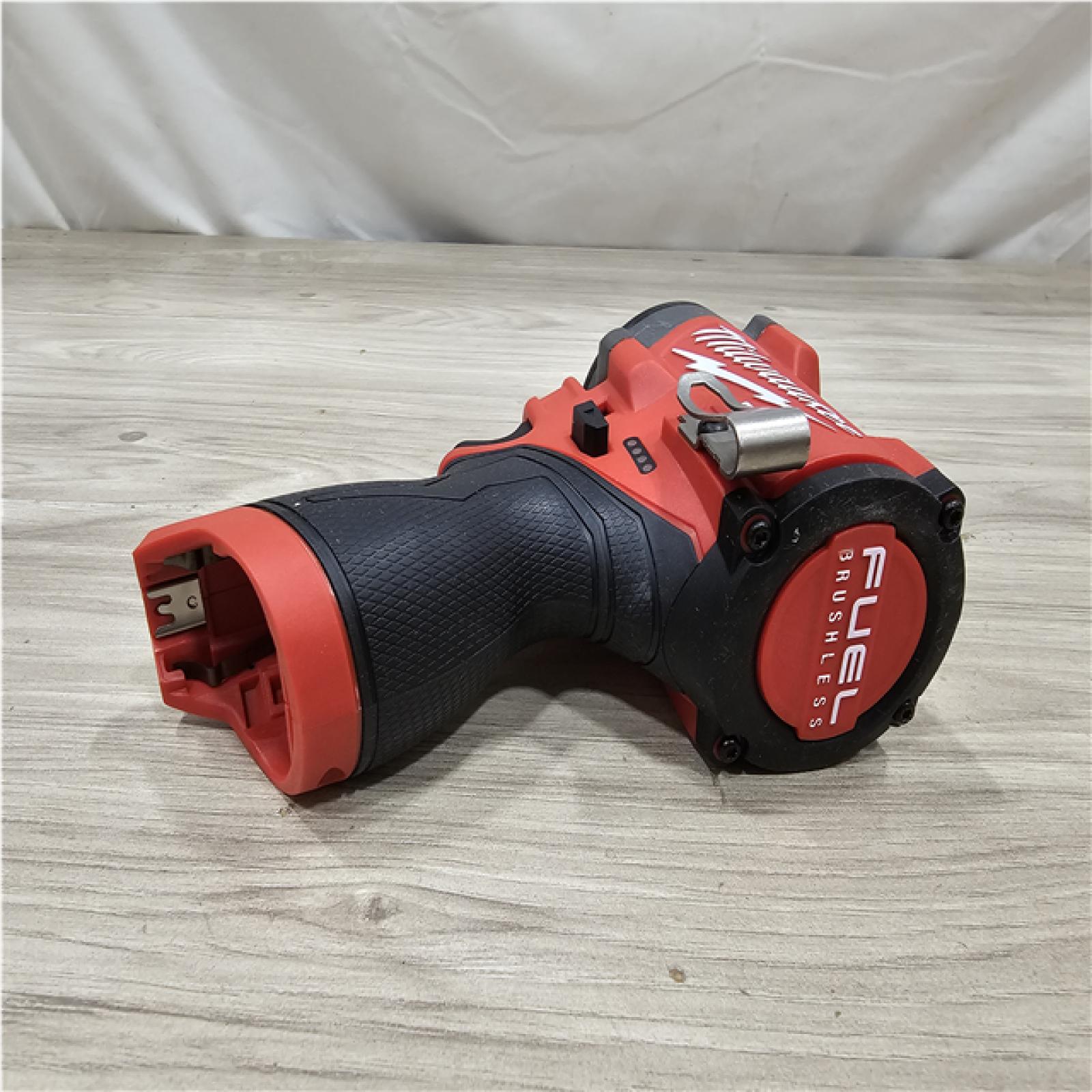 AS-IS Milwaukee FUEL 12V Lithium-Ion Brushless Cordless Stubby 3/8 in. Impact Wrench (Tool-Only)