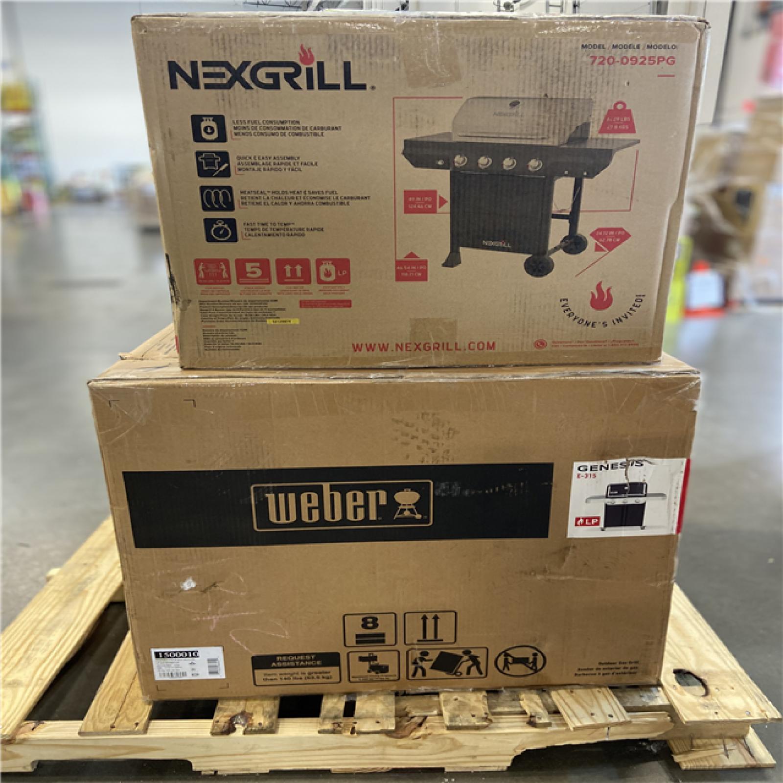 DALLAS LOCATION - MIXED GRILL PALLET - (2 UNITS)