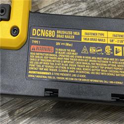 AS-IS DEWALT 20V MAX XR Lithium-Ion Electric Cordless 18-Gauge Brad Nailer (Tool Only)