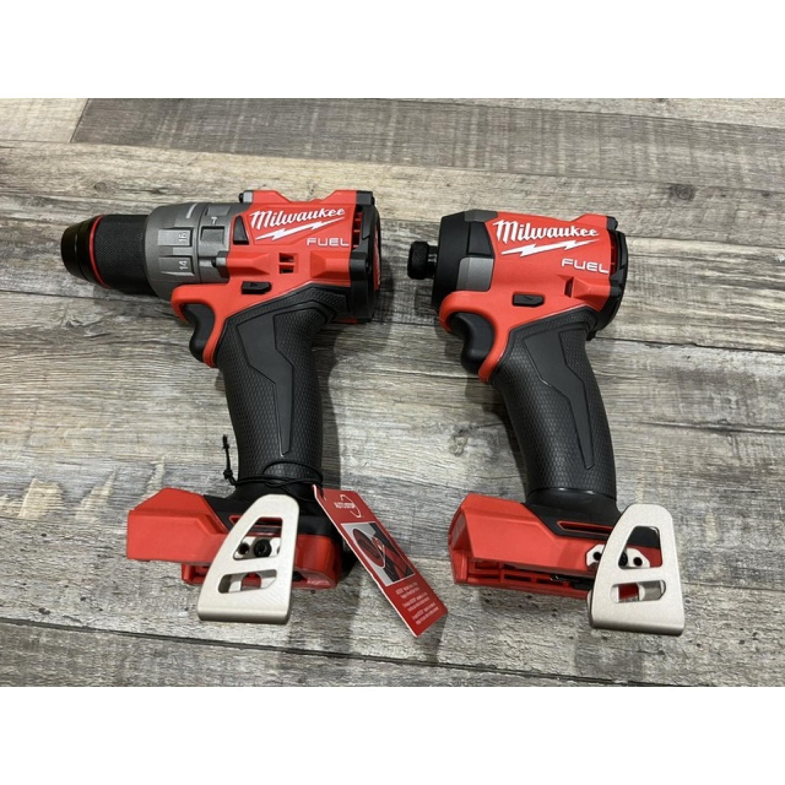 AS-IS Milwaukee FUEL 18V Lithium-Ion Brushless Cordless Hammer Drill and Impact Driver Combo Kit