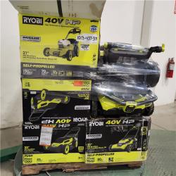 Dallas Location - As-Is Ryobi Lawn Mower Pallet