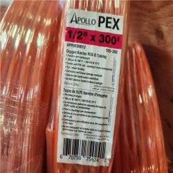 Phoenix AS-IS Apollo 1/2 in. x 300 ft. Orange PEX-B Oxygen Barrier Radiant Heating Pipe Pallet (18-Pipes)