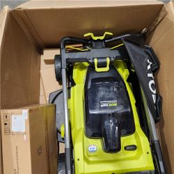 Dallas Location - As-Is RYOBI 80V HP Brushless Battery Cordless Electric 30 in Lawn Mower with Battery and Charger