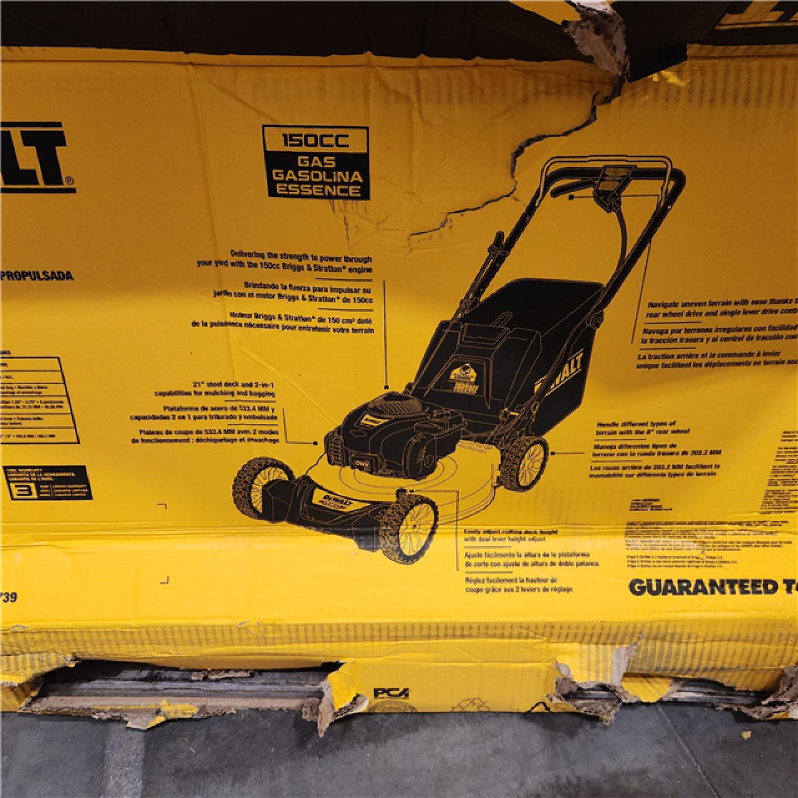 Dallas Location - As-Is DEWALT 21 in. 150cc Gas Lawn Mower
