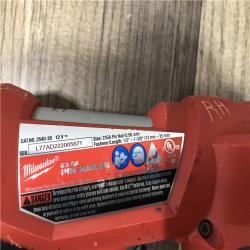 AS-IS Milwaukee 12-Volt 23-Gauge Lithium-Ion Cordless Pin Nailer (Tool-Only)