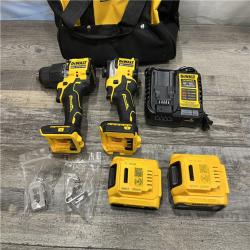 AS-IS DEWALT ATOMIC 20V MAX Lithium-Ion Cordless 2-Tool Combo Kit