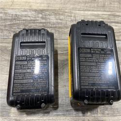 AS-IS DEWALT 20V MAX Lithium-Ion Battery Kit with 5.0Ah and 2.0Ah Battery and Charger