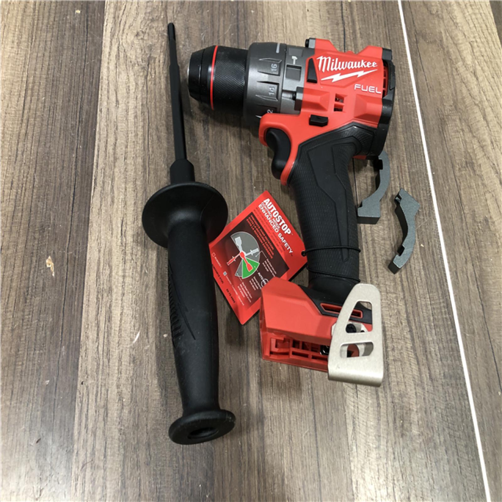 AS-IS Milwaukee  FUEL 18V Lithium-Ion Brushless Cordless 1/2 in. Hammer Drill/Driver (Tool-Only)