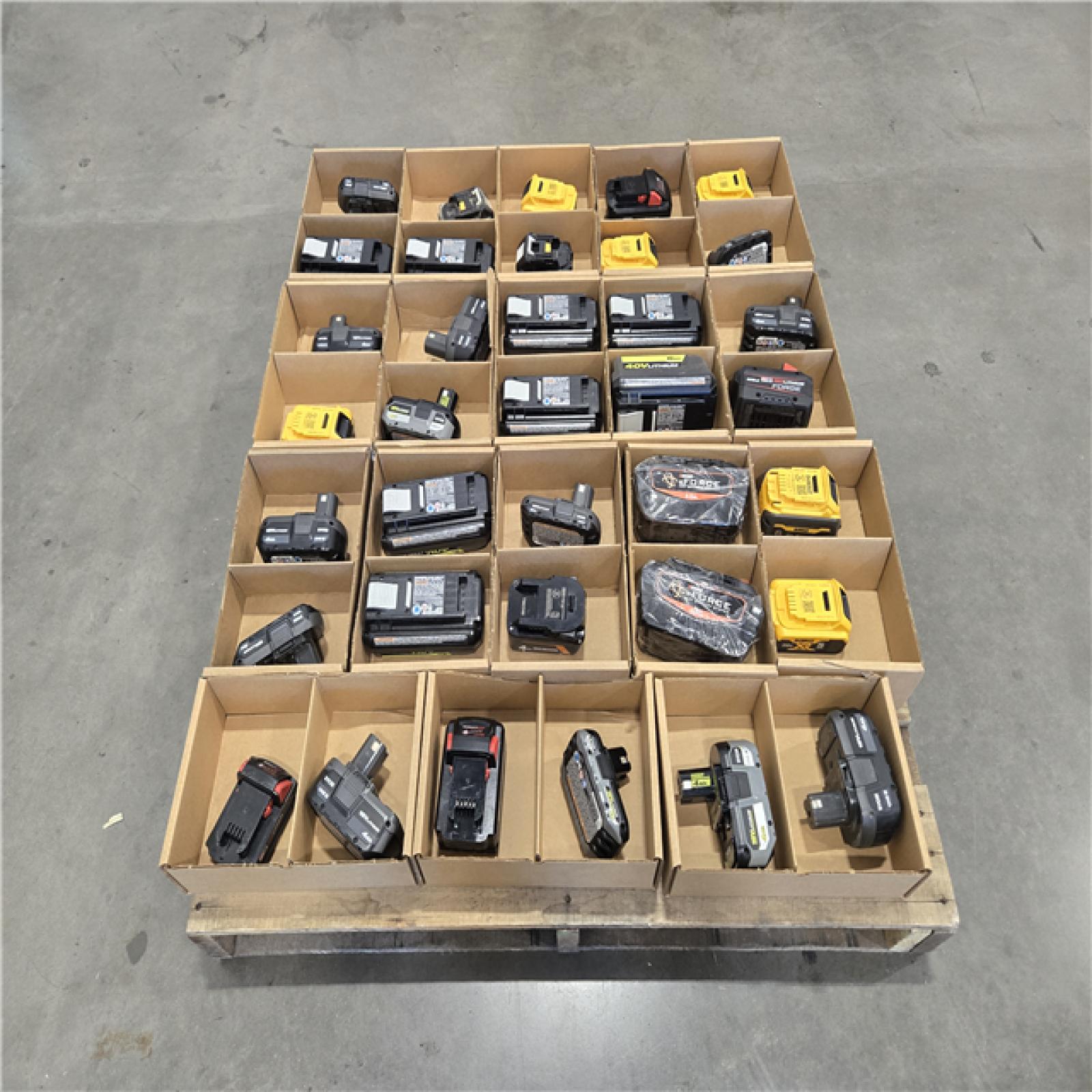 DALLAS LOCATION- AS-IS BATTERY PALLET