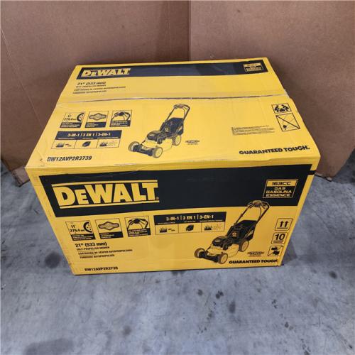 HOUSTON LOCATION - AS-IS (NEW) DeWalt 163cc 21 Dual Lever Self Propelled Lawn Mower
