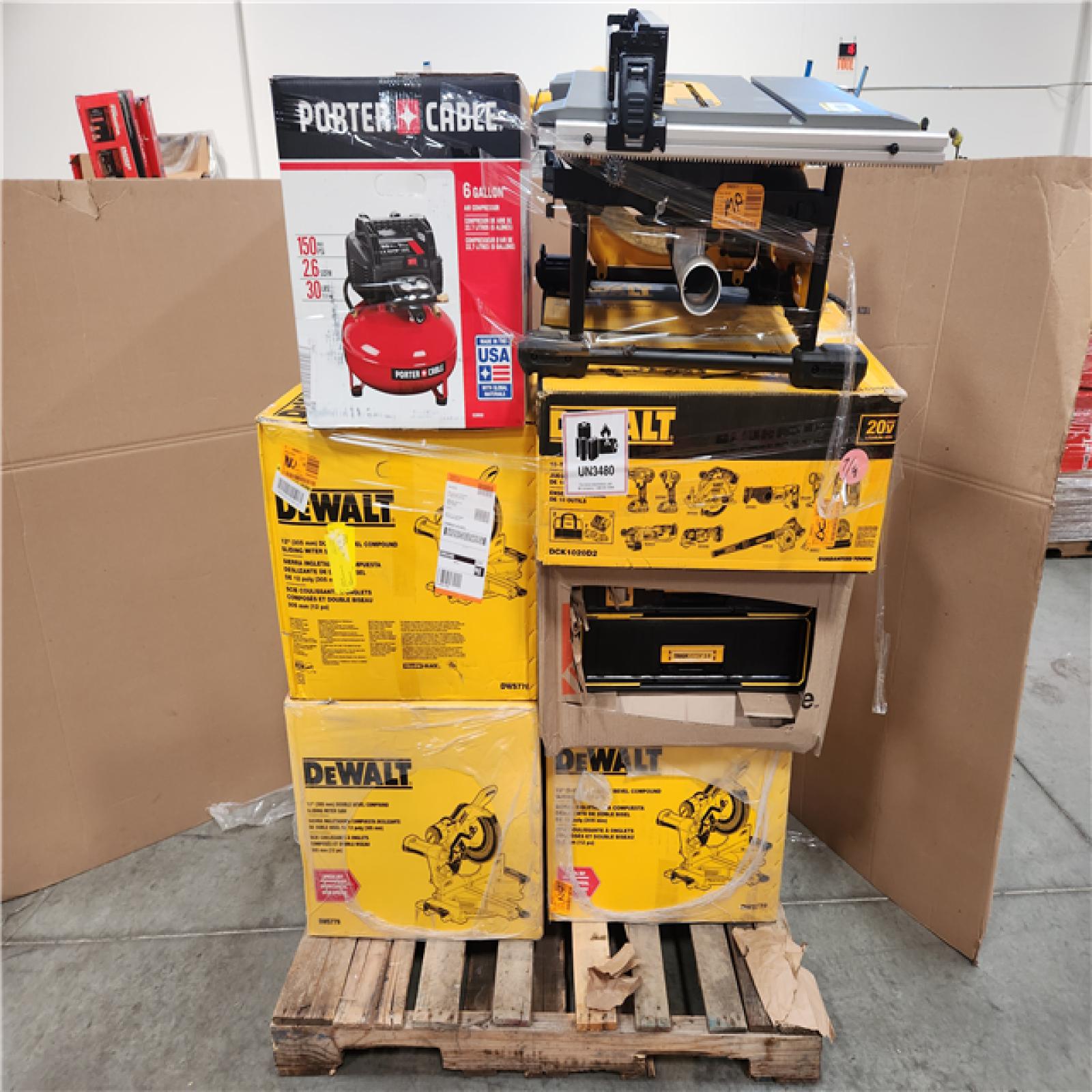 CALIFORNIA  AS-IS TOOL PALLET