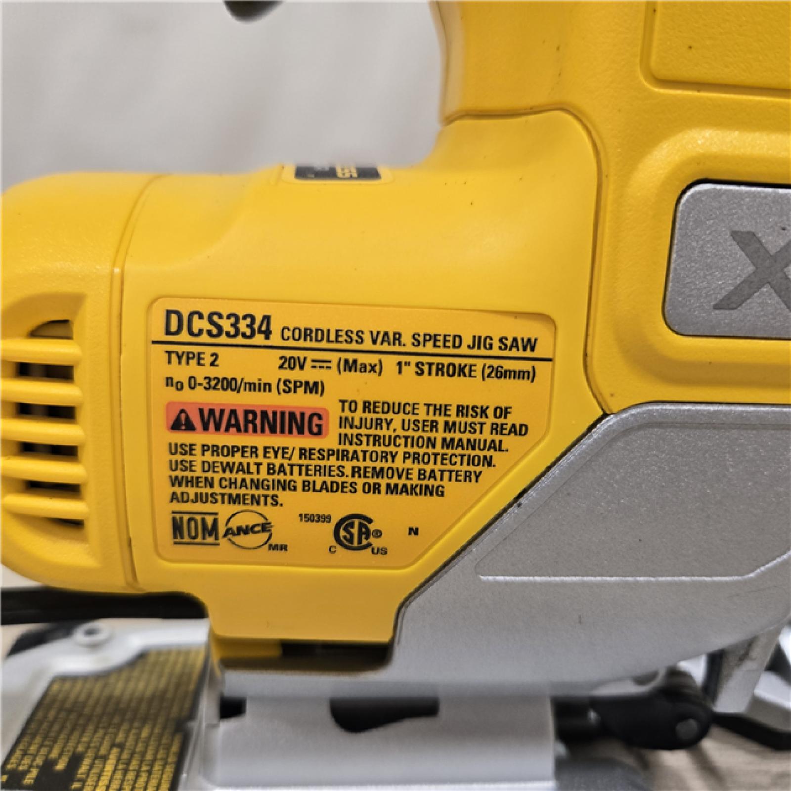AS-IS DeWalt 20V MAX XR Cordless Brushless Jigsaw (Tool Only)