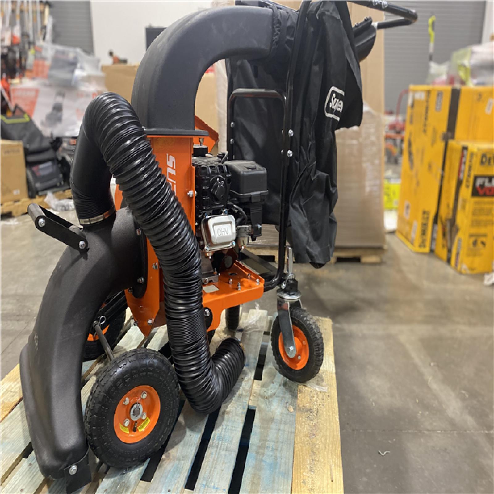 Dallas Location - As-Is  SuperHandy Leaf Vacuum & Wood Chipper – 7 HP 209cc Gas Engine  6 Bushel Collection Bag