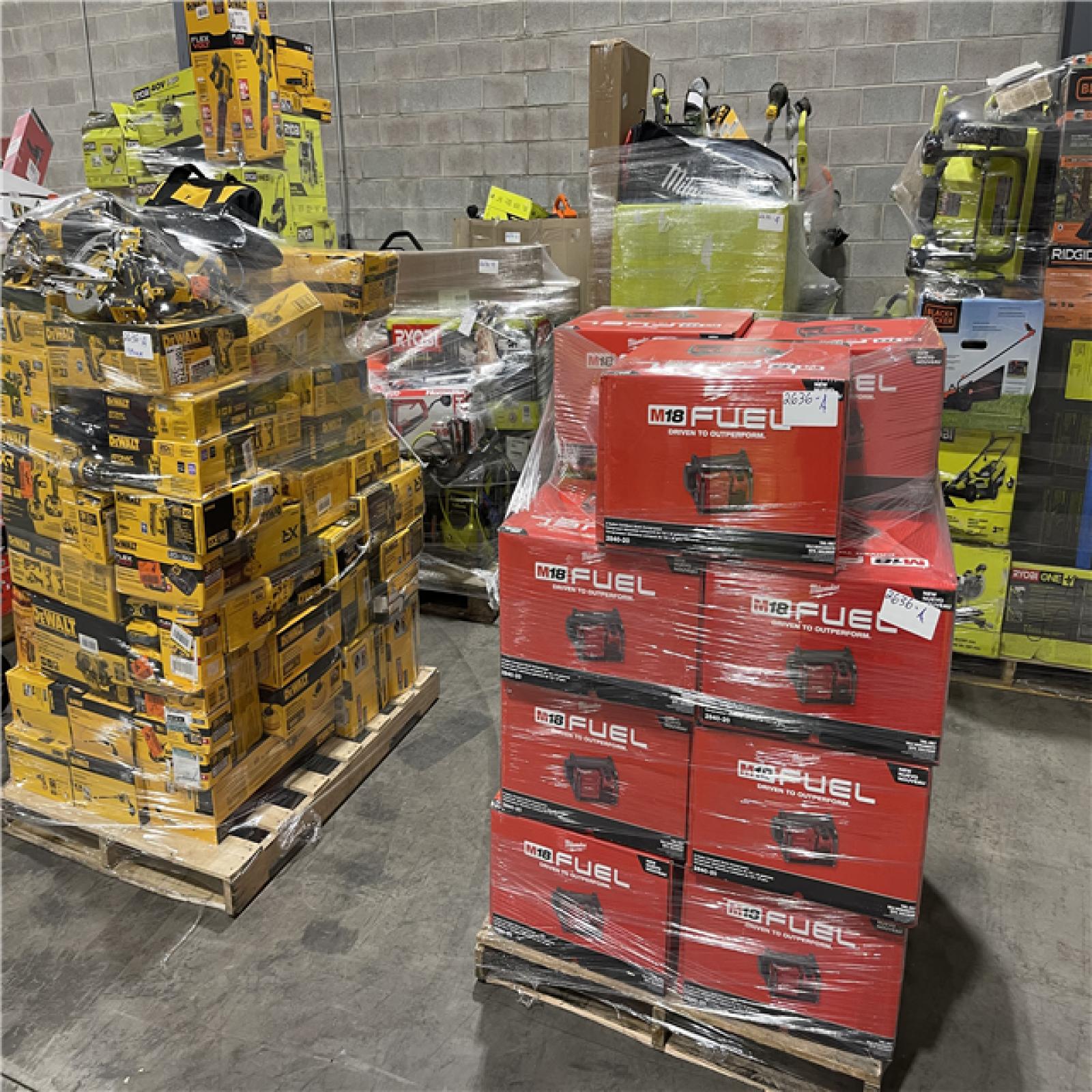 Pittston Location As-Is Power Tools Partial Truckload (13 pallets) 2636-A
