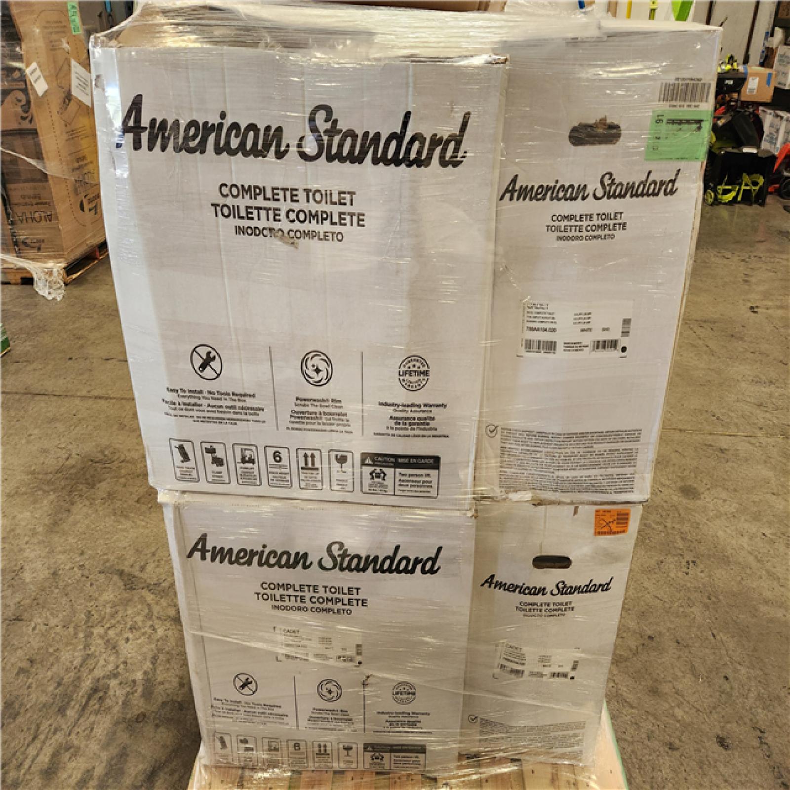 Phoenix Location AS-IS Mixed American Standard Toilet Pallet (6-Total)