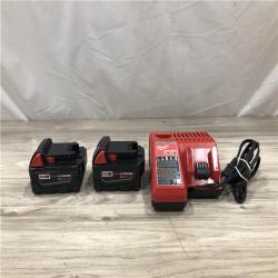 AS-IS Milwaukee 18-Volt Lithium-Ion XC Starter Kit