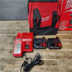 HOUSTON LOCATION - AS-IS Milwaukee M18 18V Lithium-Ion Brushless Cordless Compact Drill/Impact Combo Kit (2-Tool) W/(2) 2.0 Ah Batteries  Charger & Bag