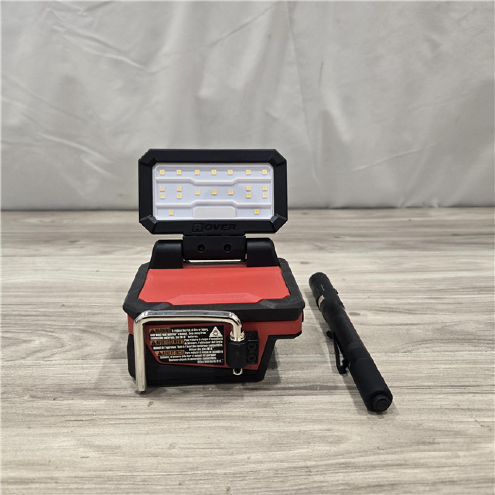 AS-IS Milwaukee M18 18-Volt Lithium-Ion Cordless ROVER Flood Light/ Pen Kit