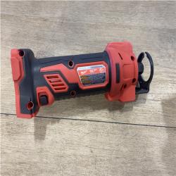 AS-IS Milwaukee 18V Lithium-Ion Cordless Drywall Cut Out Rotary Tool (Tool-Only)