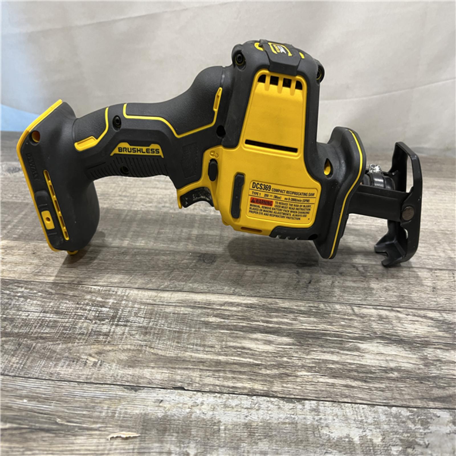 AS-IS DEWALT ATOMIC 20V MAX Cordless Brushless Compact Reciprocating Saw (Tool Only)