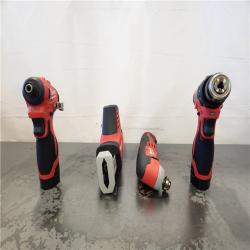 AS-IS- Milwaukee 12V Lithium-Ion Brushless Cordless Subcompact Drill and Impact Driver Kit