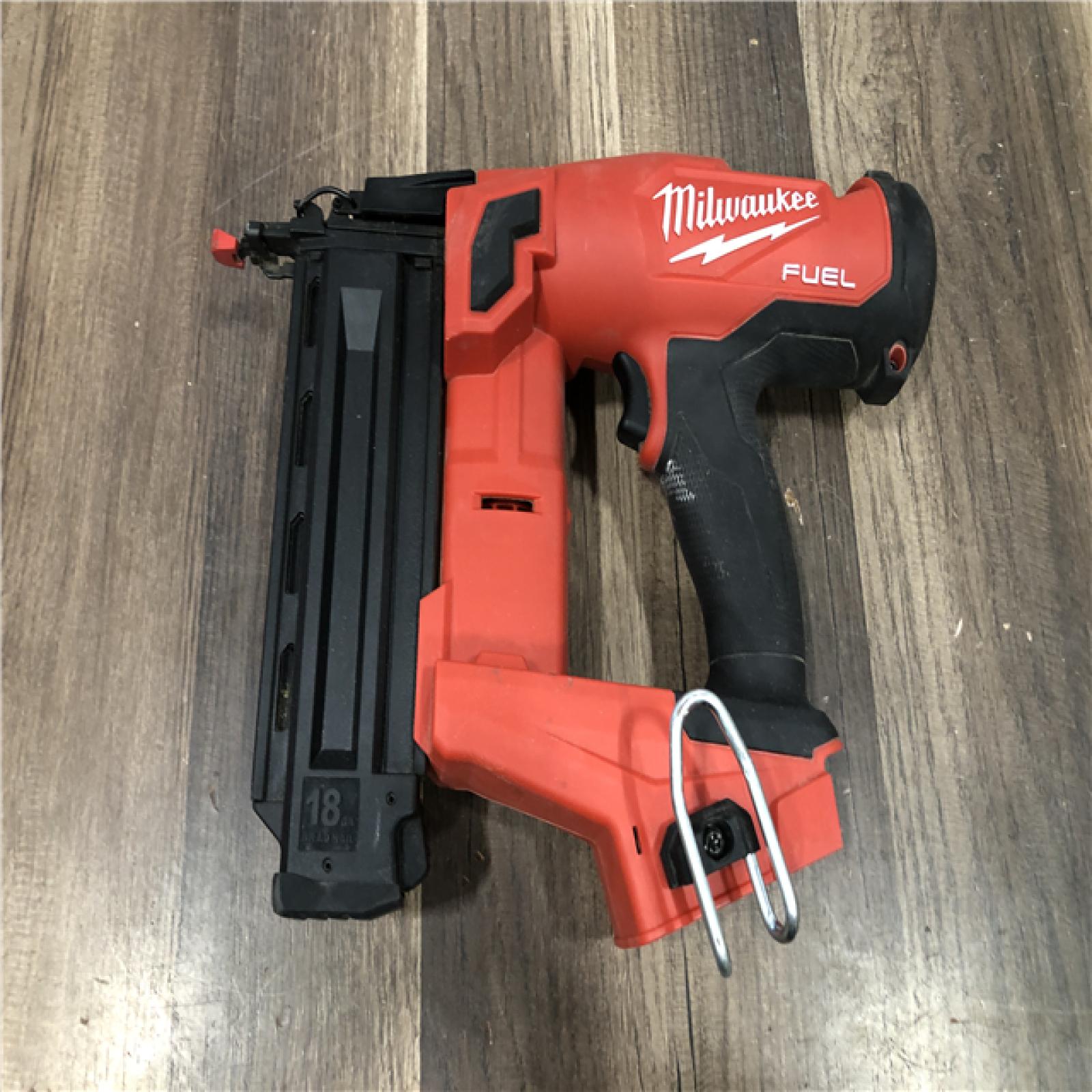 AS-IS Milwaukee  FUEL 18-Volt Lithium-Ion Brushless Cordless Gen II 18-Gauge Brad Nailer (Tool-Only)