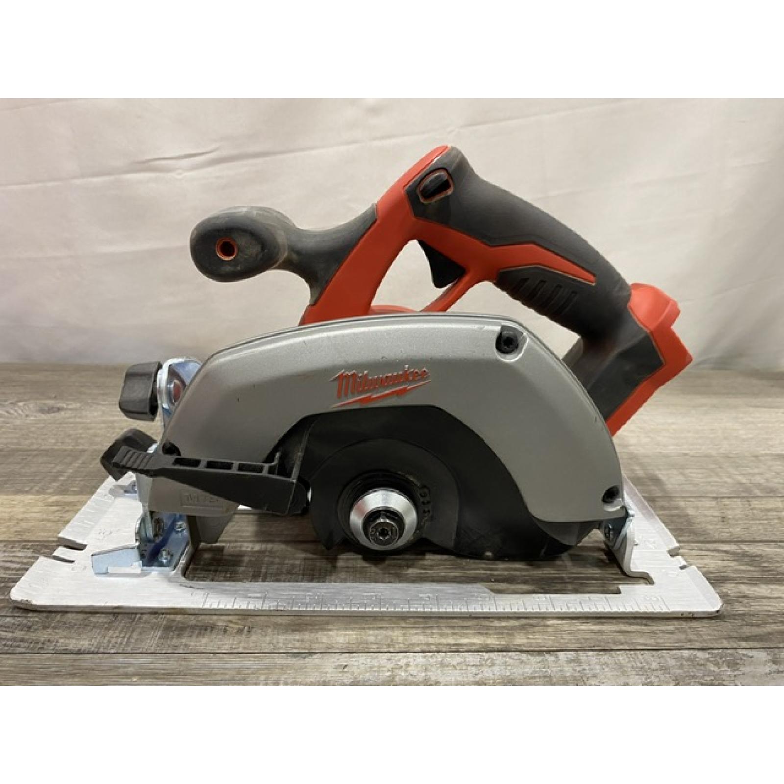 AS-IS Milwaukee 18V Lithium-Ion Cordless 6-1/2 in. Circular Saw (Tool-Only)