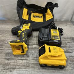 AS-IS DEWALT ATOMIC 20V Cordless 1/2 in. Compact Hammer Drill Kit