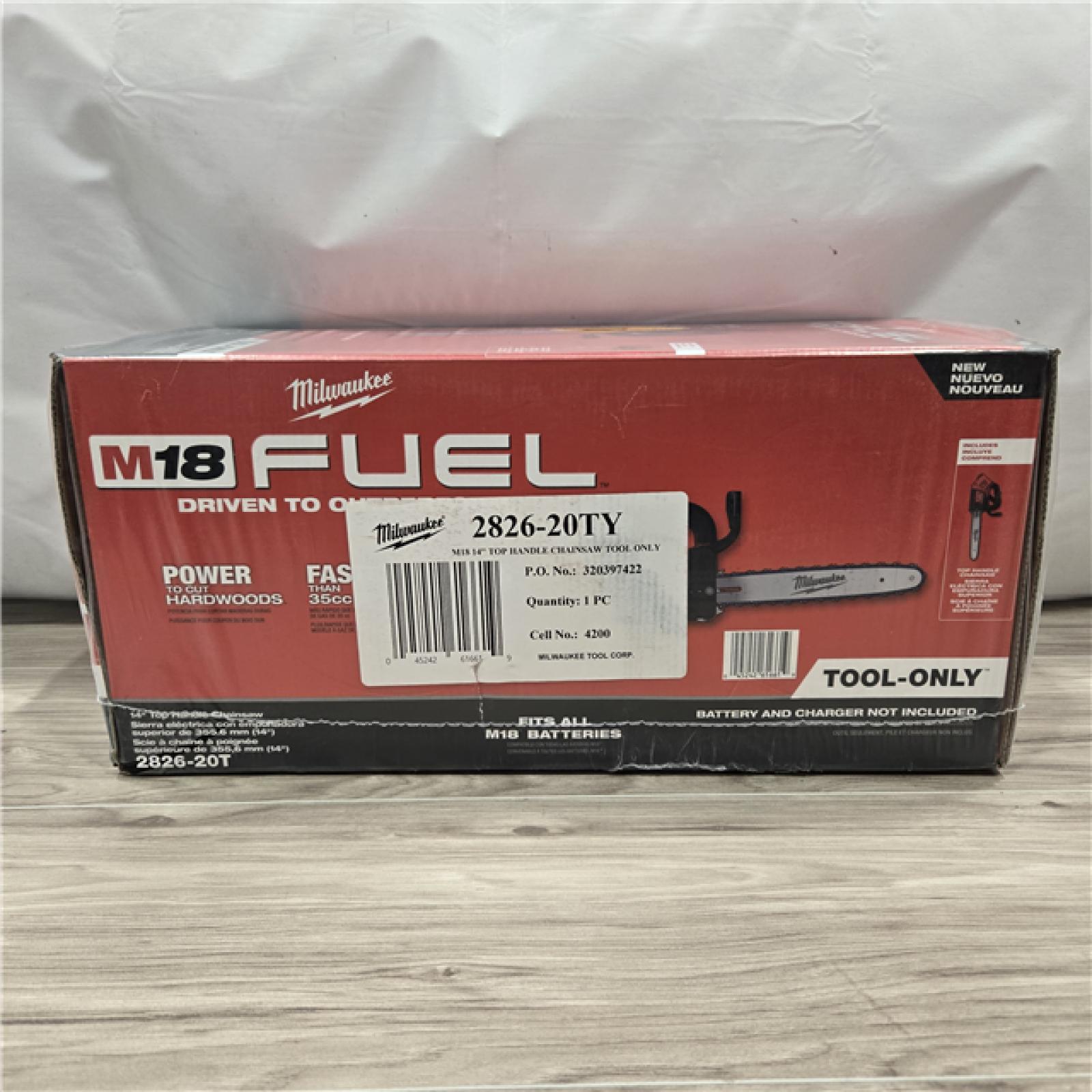 NEW! - Milwaukee Tool M18 FUEL 18V Cordless Chainsaw (Tool-Only)