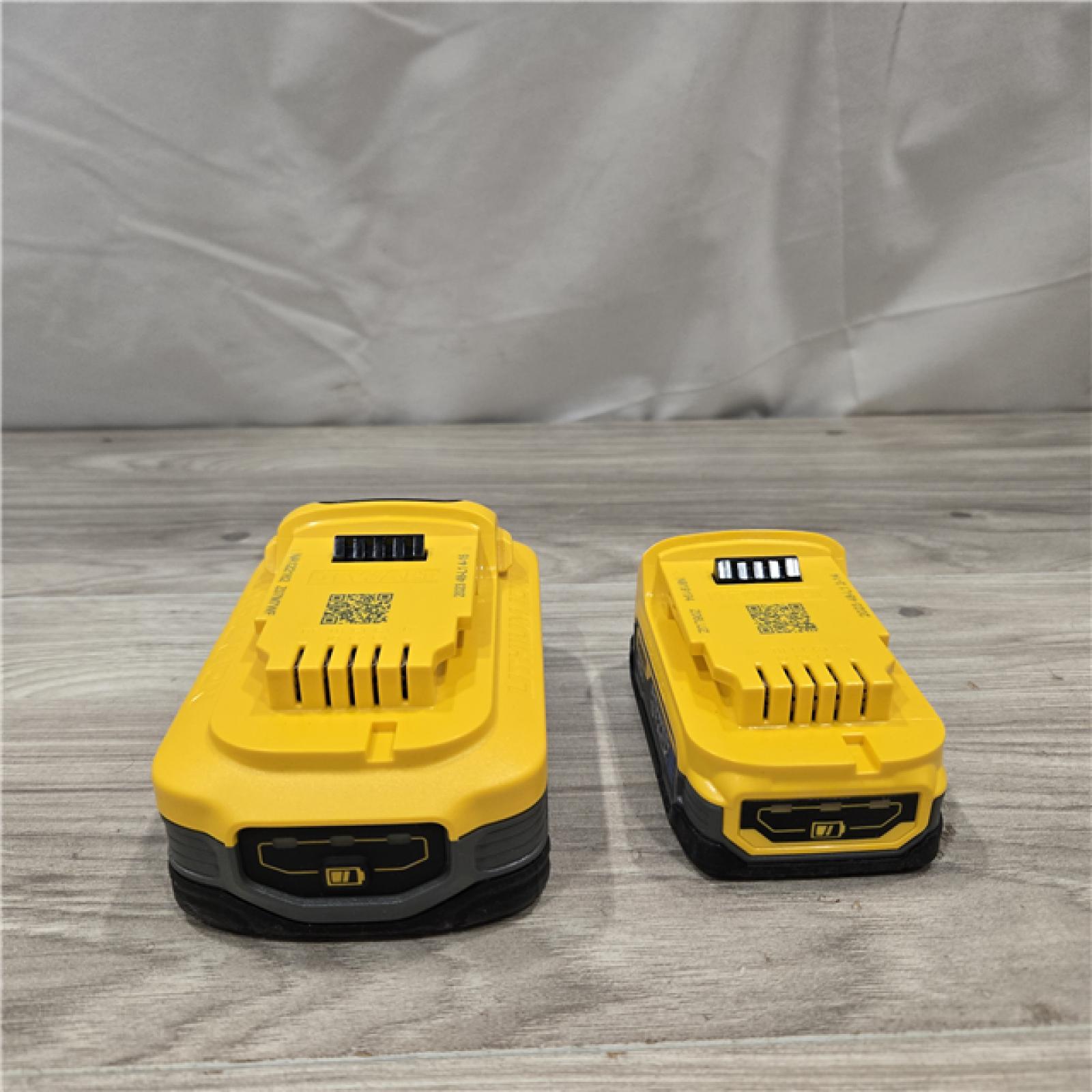 AS-IS Dewalt DCBP315-2C 20V MAX POWERSTACK Lithium-Ion Batteries and Charger Starter Kit