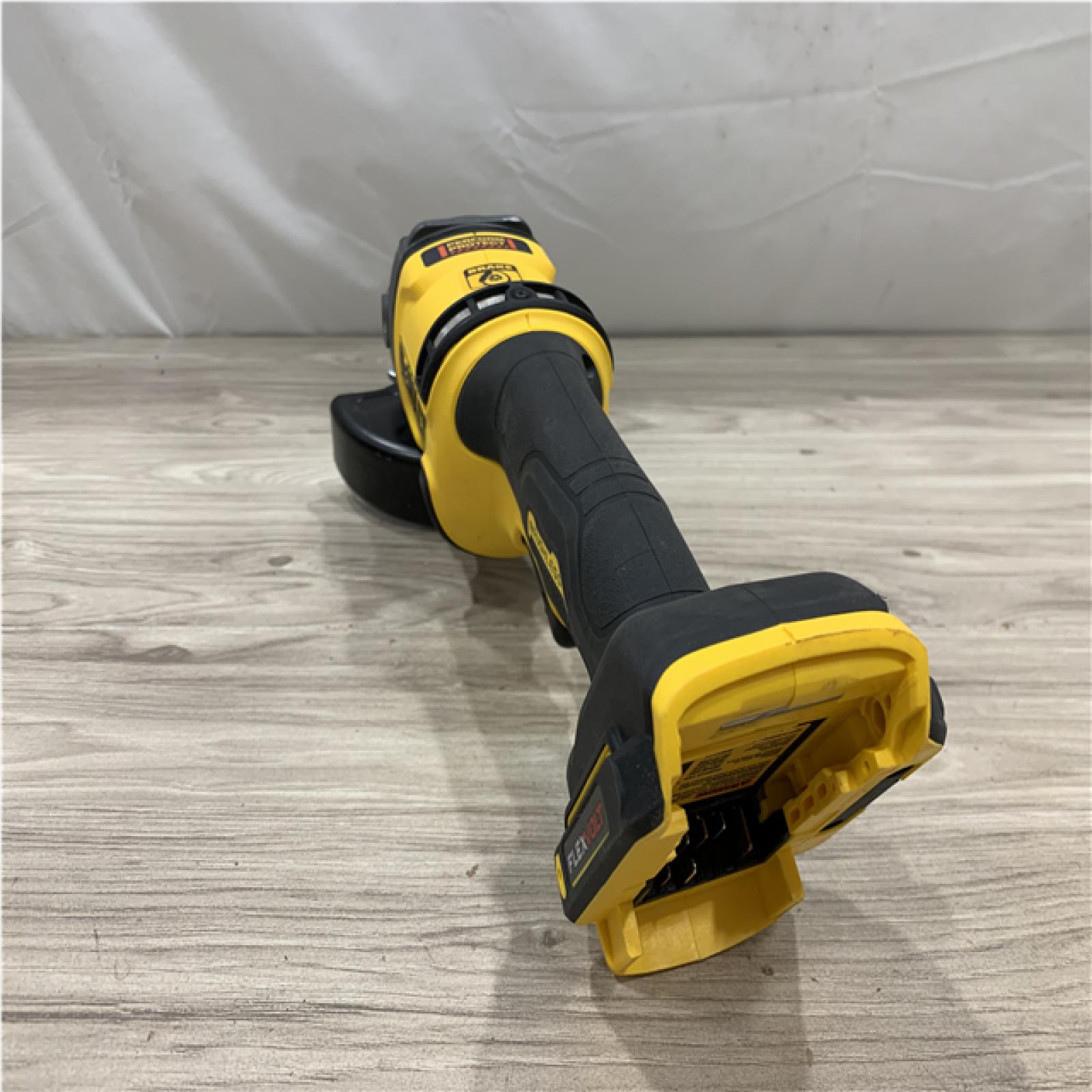 AS-IS DEWALT FLEXVOLT 60V MAX Cordless Brushless 4.5 in. to 6 in. Small Angle Grinder with Kickback Brake (Tool Only)