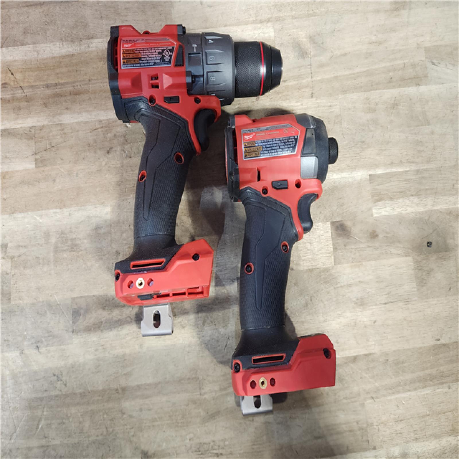 HOUSTON LOCATION - AS-IS MILWAUKEE FUEL 18V Lithium-Ion Brushless Cordless Hammer Drill and Impact Driver Combo Kit