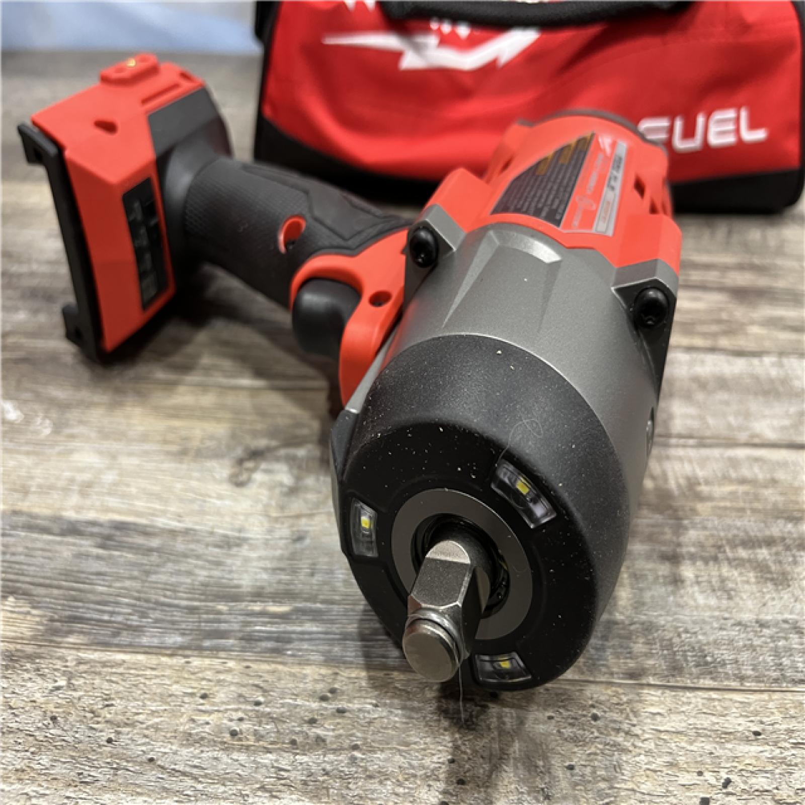 AS-IS Milwaukee FUEL 18V Lithium-Ion Brushless Cordless 1/2 in. Impact Wrench w/Friction Ring Kit