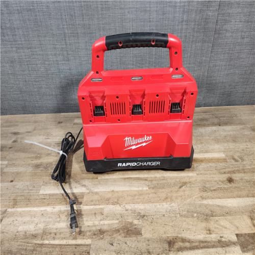 HOUSTON LOCATION - AS-IS Milwaukee M18 Packout Six Bay Rapid Charger